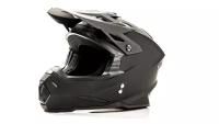 Шлем мото кроссовый HIZER J6801 #3 (M) matt black