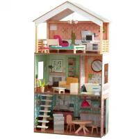 Кукольный домик KidKraft Дотти, с мебелью, 17 элементов, интерактивный
