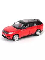 Машина металлическая MSZ 68640-2 Range Rover Velar свет и звук красный 1:32