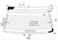 Стекло Заднее С Обогревом Mercedes-Benz S-Class W140 91-98 XYG арт. W140 RW/H/X