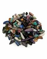 Россыпь самоцветных камней, размер от 7 до 10 мм, вес 200 грамм