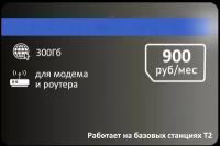 Интернет тариф 300гб абон плата 900р/мес (Вся Россия)