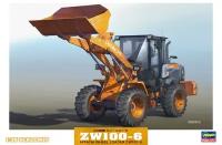 66004 Hasegawa Фронтальный погрузчик Hitachi Wheel Loader ZW100-6 1/35