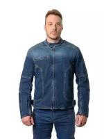 Мотокуртка Текстильные Starks Ghost / Slim fit Cordura Denim стрейч / Синий (Размер: 2XL)