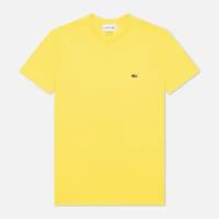 Мужская футболка Lacoste Crew Neck Pima Cotton жёлтый, Размер XL