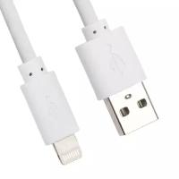 USB кабель для Apple iPhone, iPad, iPod 8 pin 3 метра белый коробка LP