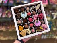 Конфеты ручной работы - Бельгийский шоколад 25 конфет Шоколадные конфеты, Ароматный Чай, Мед-Суфе. Арт 8.391