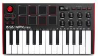 Akai Pro MPK Mini MK3 USB миди клавиатура с уменьшенными клавишами, 25 клавиш,8 MPC пэдов, 8 ручек для микширования