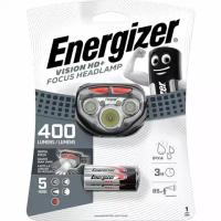 Фонарь налобный светодиодный ENERGIZER Headlight Vision HD + Focus, комплект 5 шт., 5хLED, питание 3хААА (в комплекте), E300280702