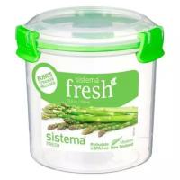 Sistema Контейнер круглый Fresh (700 мл), зеленый 951370 Sistema