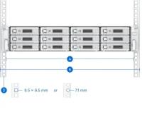 Комплект направляющих SYNOLOGY 1U-2U Slide Rail Kits RKS-02