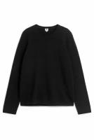 Кашемировый свитер - черный - XS