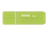 USB Flash Drive 4Gb - Mirex Line Green 13600-FMULGN04