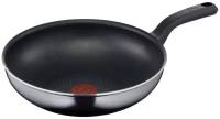 Сковорода ВОК (WOK) Tefal Resist D5161953 круглая 28см ручка несъемная (без крышки) черный (21001136