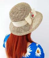 Соломенная шляпа ЛШ 98, Материал Рисовая солома