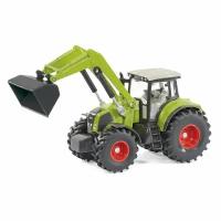 Трактор Claas Axion 850 с погрузчиком и самосвалом Siku 1:50