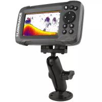 RAM-B-101-LO12 крепление RAM для LOWRANCE Hook² серий, муфта средняя 95 мм, шары 25 мм (1)