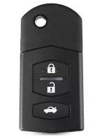 Ключ для Mazda Мазда 2 3 5 6 7 CX7 CX9 MX5 6 Wagon Вагон, 2 кнопки (корпус с лезвием MAZ24R)
