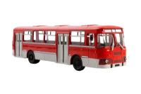 LIKINSKY BUS 677M CITY BUS (USSR RUSSIAN) 1967-1994 RED/WHITE | ликинский АВТОБУС-677М красно/белый