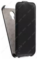 Кожаный чехол для Meizu M3 Aksberry Protective Flip Case (Черный)