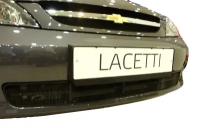 Защита радиатора (защитная сетка) Chevrolet Lacetti hb черная