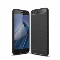 Чехол-накладка Carbon Fibre для Asus Zenfone 4 ZE554KL (черный)