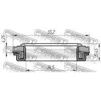 Сальник привода 35x55x4x15.5 FEBEST 95RFW-35550416X