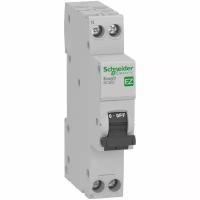 Дифференциальный автомат SCHNEIDER ELECTRIC EASY9 1П+Н 10A 30MA 4,5кА C АС, 18 мм