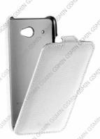 Кожаный чехол для HTC Desire 601 Sipo Premium Leather Case - V-Series (Белый)