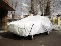 Тент чехол для автомобиля антиград плюс для ВАЗ / Lada 2113