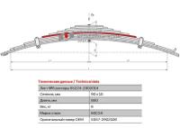 Лист №6 Рессора передняя для Урал 55571, 4320 11 листов