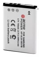 Аккумулятор для SAMSUNG AcmePower SLB-0837В 740mAh 3,7v Li-Ion