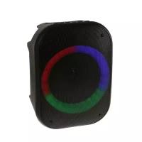 Perfeo Портативная колонка Perfeo DISCO RING, FM, MP3, microSD, USB, AUX, 20 Вт, 3600 мАч, черная