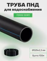 Труба ПНД ПЭ100 SDR11 Ø025*2,3 (бухта 050м)