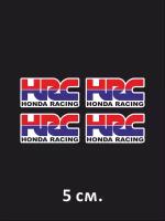 Наклейка на авто Honda Racing HRC 5 см