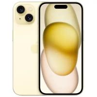 Смартфон Apple iPhone 15 256Gb, желтый