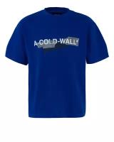 футболка A COLD WALL MTS064 синий+принт m