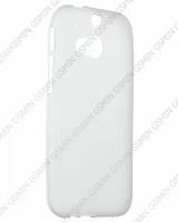 Чехол силиконовый для HTC One 2 M8 (Матовый Белый)