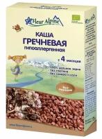 Каша безмолочная гречневая Fleur Alpine гипоаллергенная с 4 месяцев