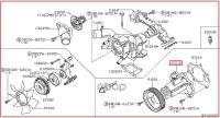 Насос Водяной Vk56de Nissan: Infiniti Qx56 (Ja60) (2004-2009) NISSAN арт. 210107S000