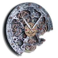 Часы Настенные Автоматон Bite 1682 Метал с вращающимися шестеренками