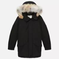 Мужская куртка парка Woolrich Polar High Collar Fur чёрный, Размер XXL