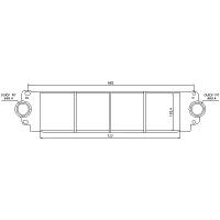 NISSENS 96683 (7H0145804A / 7H0145804B / 96683_NS) интеркулер VW Transporter (Транспортер) t5 tdi 03-