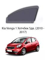 Каркасные автошторки на передние окна Kia Venga 1 Хетчбек 5дв. (2010 - 2017)