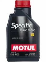 Синтетическое моторное масло Motul Specific 504 00 507 00 5W30, 1 л