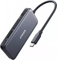 Адаптер Anker USB C 5 в 1 (ANK-A8334HA1-GR) серый