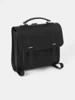 Рюкзак кожаный мужской The Cambridge Satchel Co. The Messenger Backpack (Black)