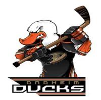 Наклейка NHL Anaheim Ducks Mascot