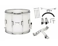 Маршевый парадный барабан Gewa Marching Parade Drum Birch White Chrome 14x12