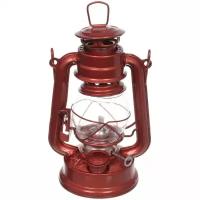 Лампа керосиновая «Винтаж» 19см 110мл переносная, цвет красный